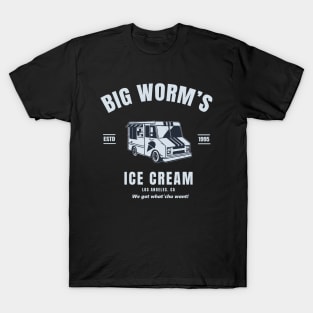 Big Worm’s Ice Cream Vintage Texture T-Shirt
